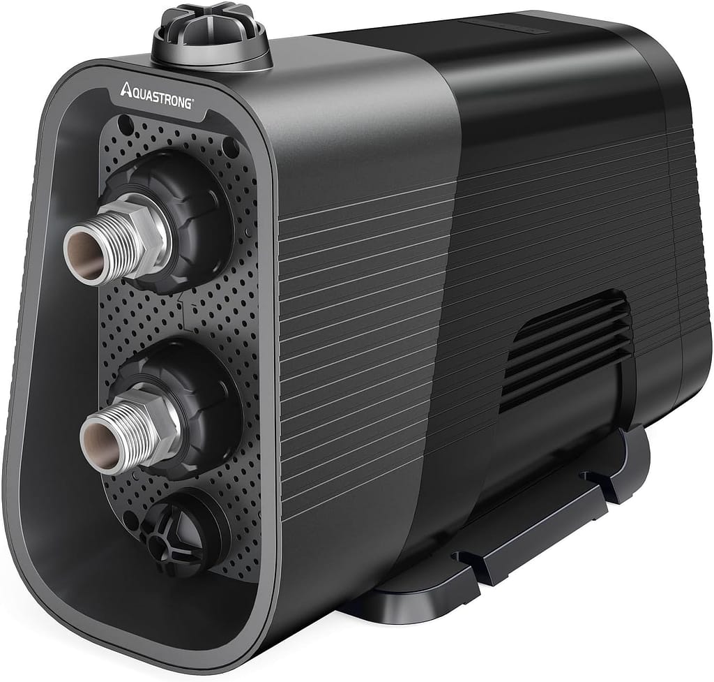 Aquastrong Whole House Water Pressure Booster Pump 80 PSI, 115V Automatic Variable Speed, Constant Pressure, Integrated Design, Self-Priming, for Home