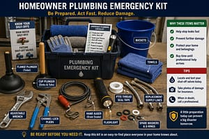 Plumbing Book recommended homeowner emergency plumbing tool kit