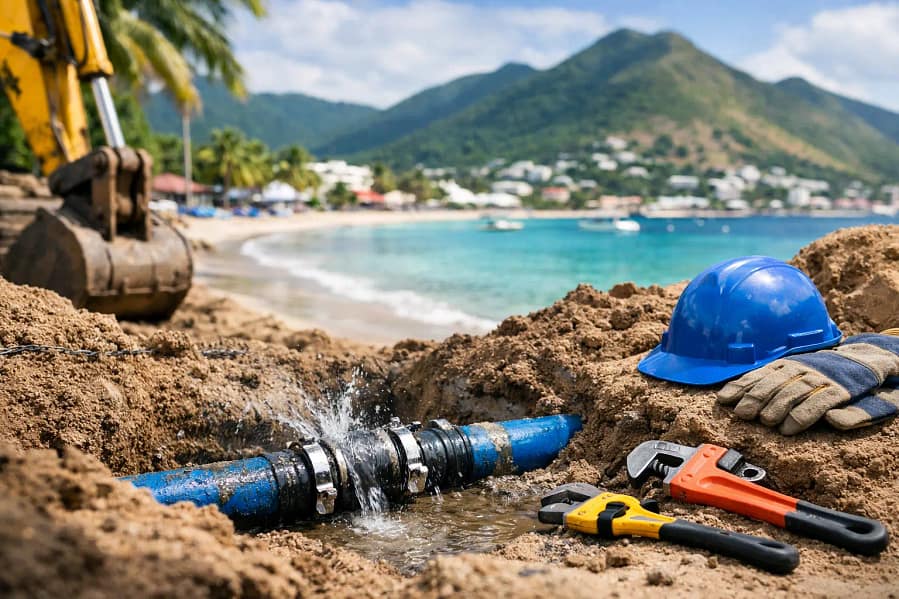 Water Line Repair Sint Maarten: What to Do
