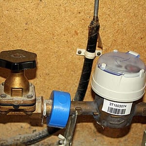 Water meter leak indicator moving while all fixtures are turned off